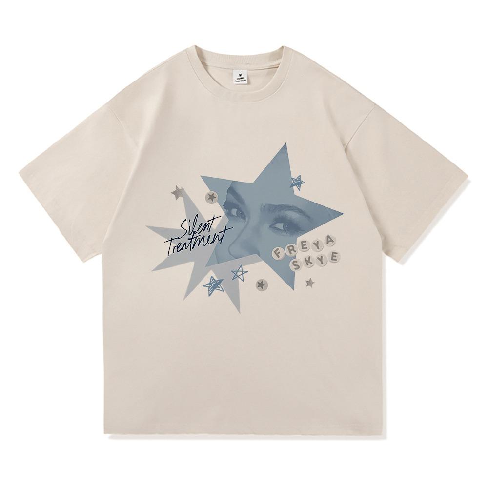 Silent Therapy T Shirt, Comfortable and Soft Fabric, Street Fashion High Quality Top, Pure Cotton T Shirt Retro Style