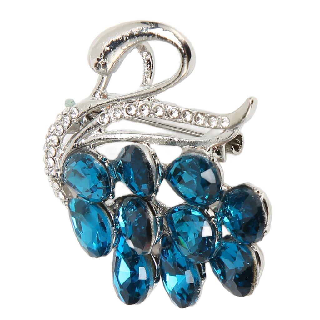 Women Sparkling Animal Brooch Elegant Hypoallergenic Alloy Rhinestone Brooch Pins for Female
