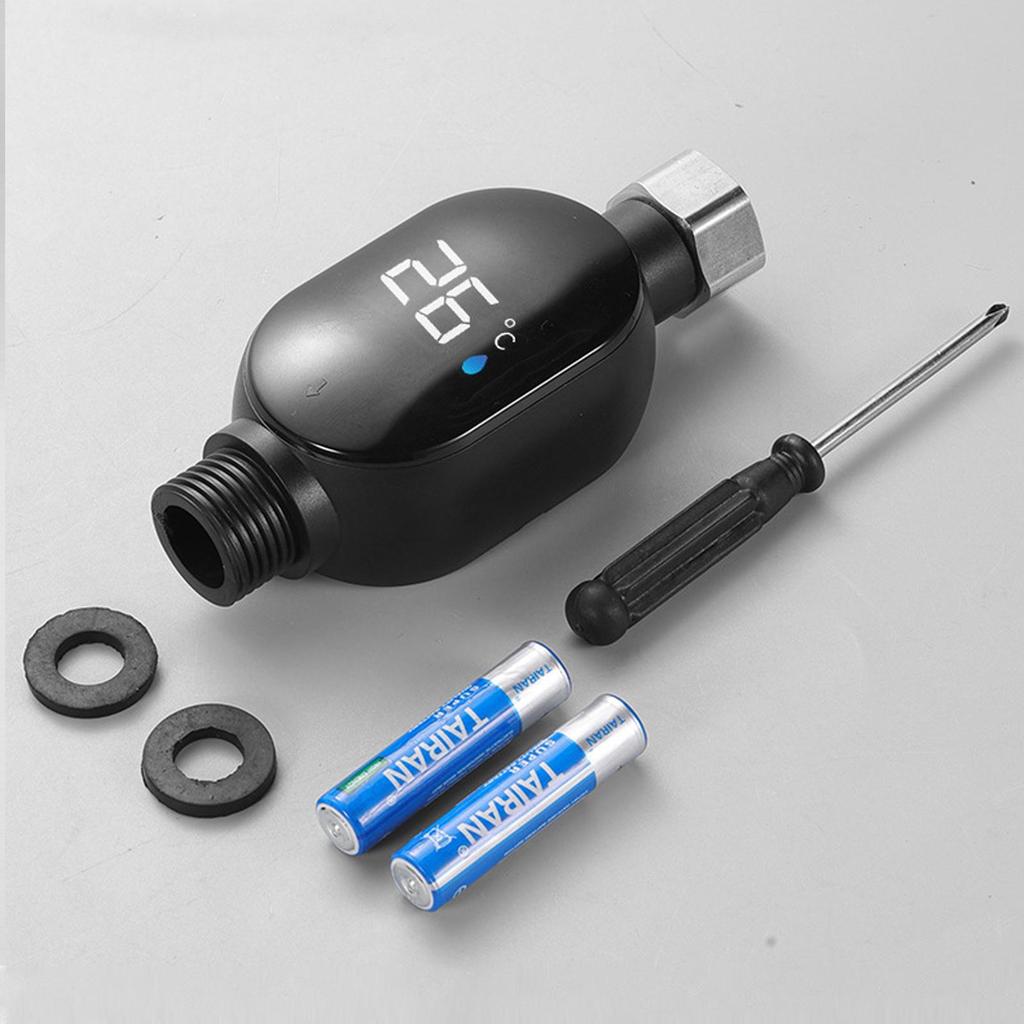 Shower Water Temperature Gauge Instant-Read Baby Bath Water Temperature Monitor Gauge Waterproof Bathroom Fixtures for Hotel