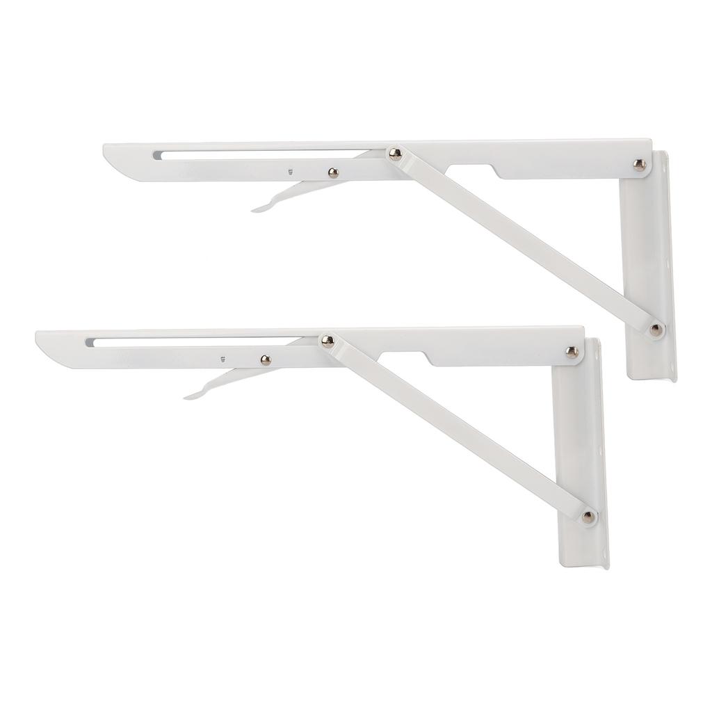 2pcs Folding Table Bracket Wall Mounted Collapsible Shelf Bracket 34cm 13.39in for RV Boat