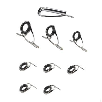 Rod Guide Repair Fishing Tips and Guides Portable Metal, Sturdy Set for