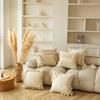 Moroccan Style Lace Ball Tassels Decorative Throw Pillow Case 45x45cm Moden Home Living Room Sofa Bed Decor Cushion Cover
