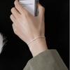 Latest Color Color Gypsophila Snake Bone Chain Wrist Bracelet Bangle Women Fine Trendy Wedding Occasion Gathering Fashionable Jewelry Bridal