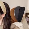 Korean Retro Plaid High Top Fashion Headband & Versatile Hair Clip 2025