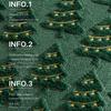 Christmas Tree Pillow Covers Plush Pillow Cases Delicated Pillowcase  for Xmas Party