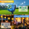30/10 LEDs Waterproof Lantern Solar String Light Outdoor Festoon Garland Solar Power Garden Fairy Light for Lawn Fence Christmas