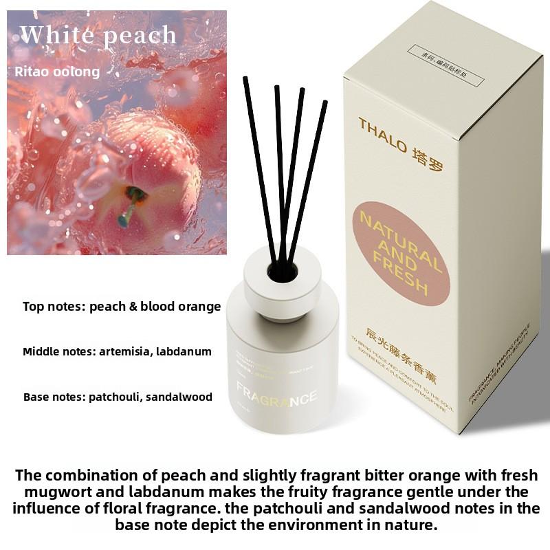 

Диффузор с ароматом гардении для дома, стойкий высококлассный парфюм для спальни, чудо для туалета, ароматизированное украшение для ванной комнаты White Peach Oolong