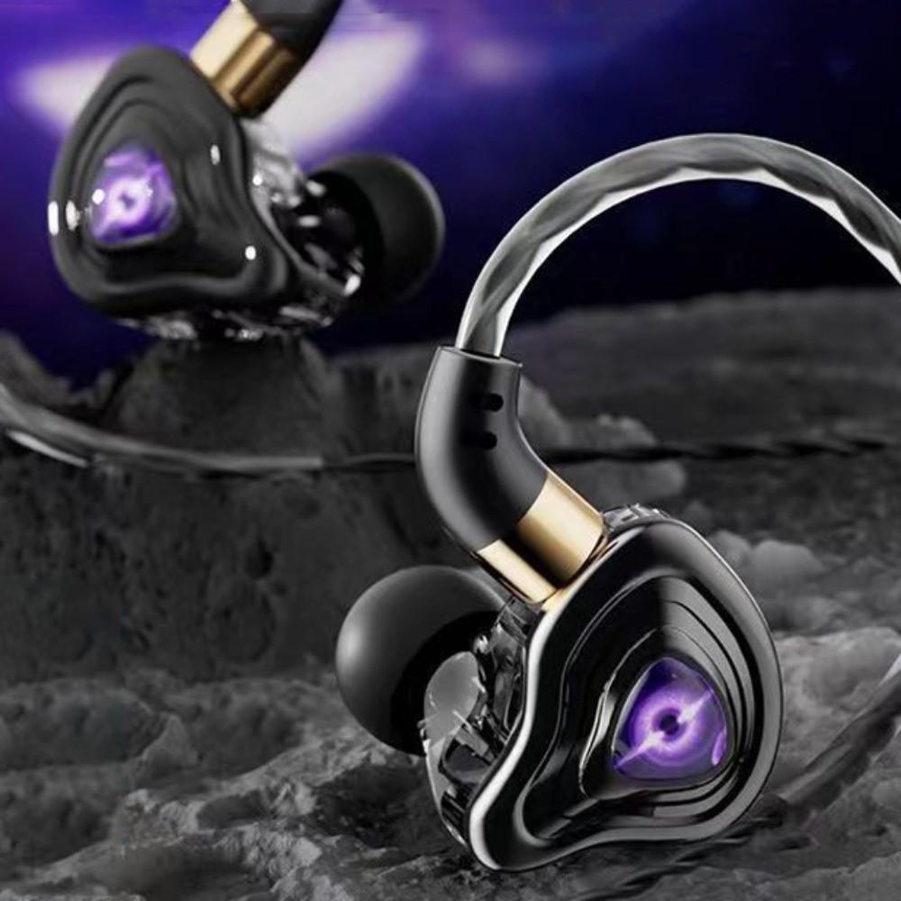 3.5mm in Ear Earphones Elbow Wired Headset Sport Earphones Esports Wired Earphone  Running