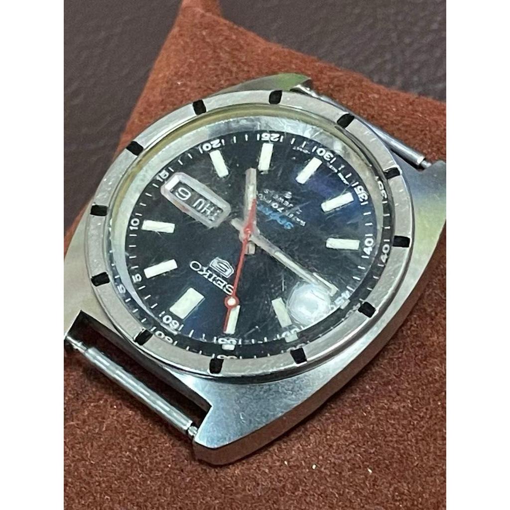 Used Seiko SEIKO Antique 5 Sports Seiko5Sports Engine-turned Bezel