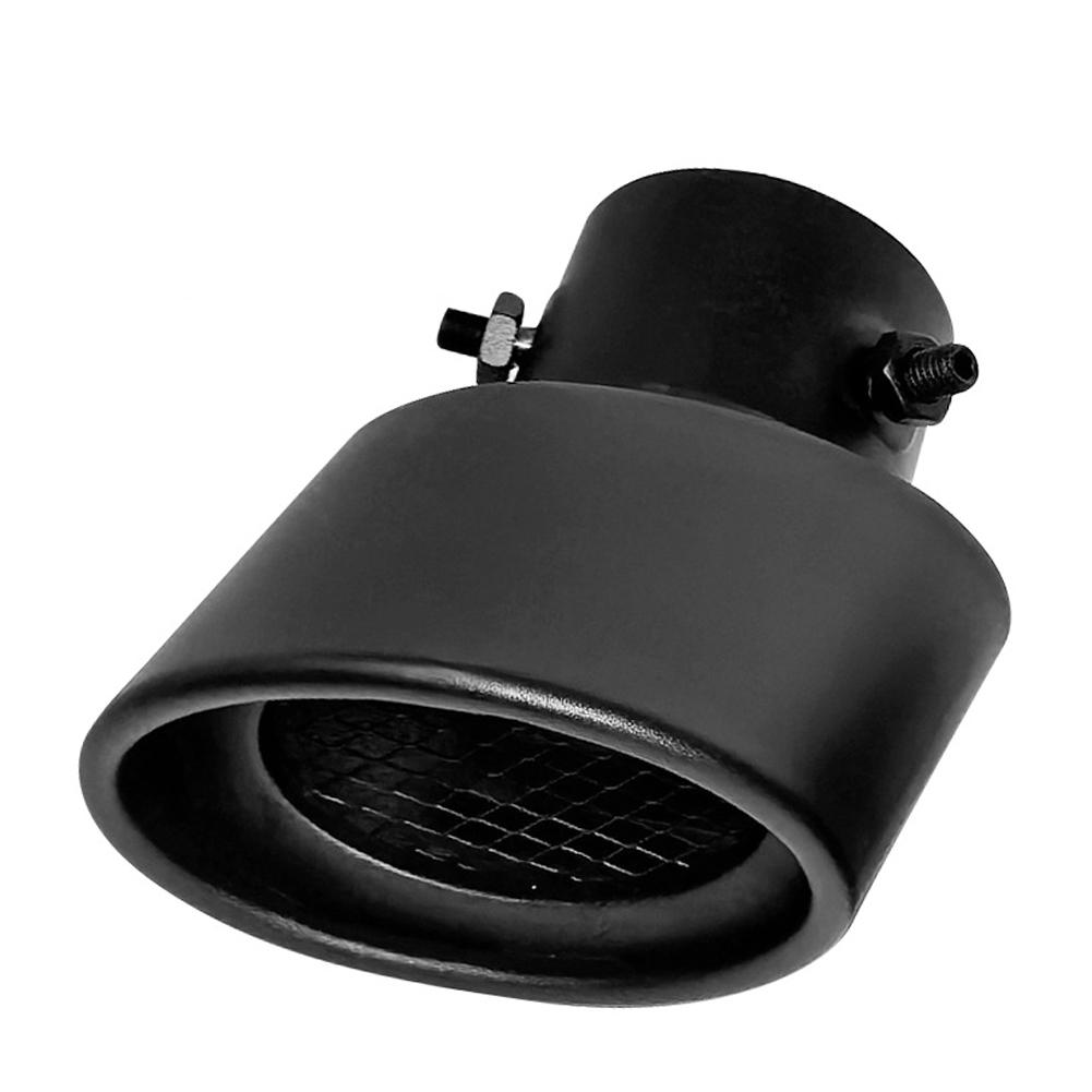 

Универсальный наконечник глушителя автомобиля, круглая труба из нержавеющей стали, хромированный наконечник глушителя выхлопной трубы, серебряные автомобильные аксессуары, глушитель