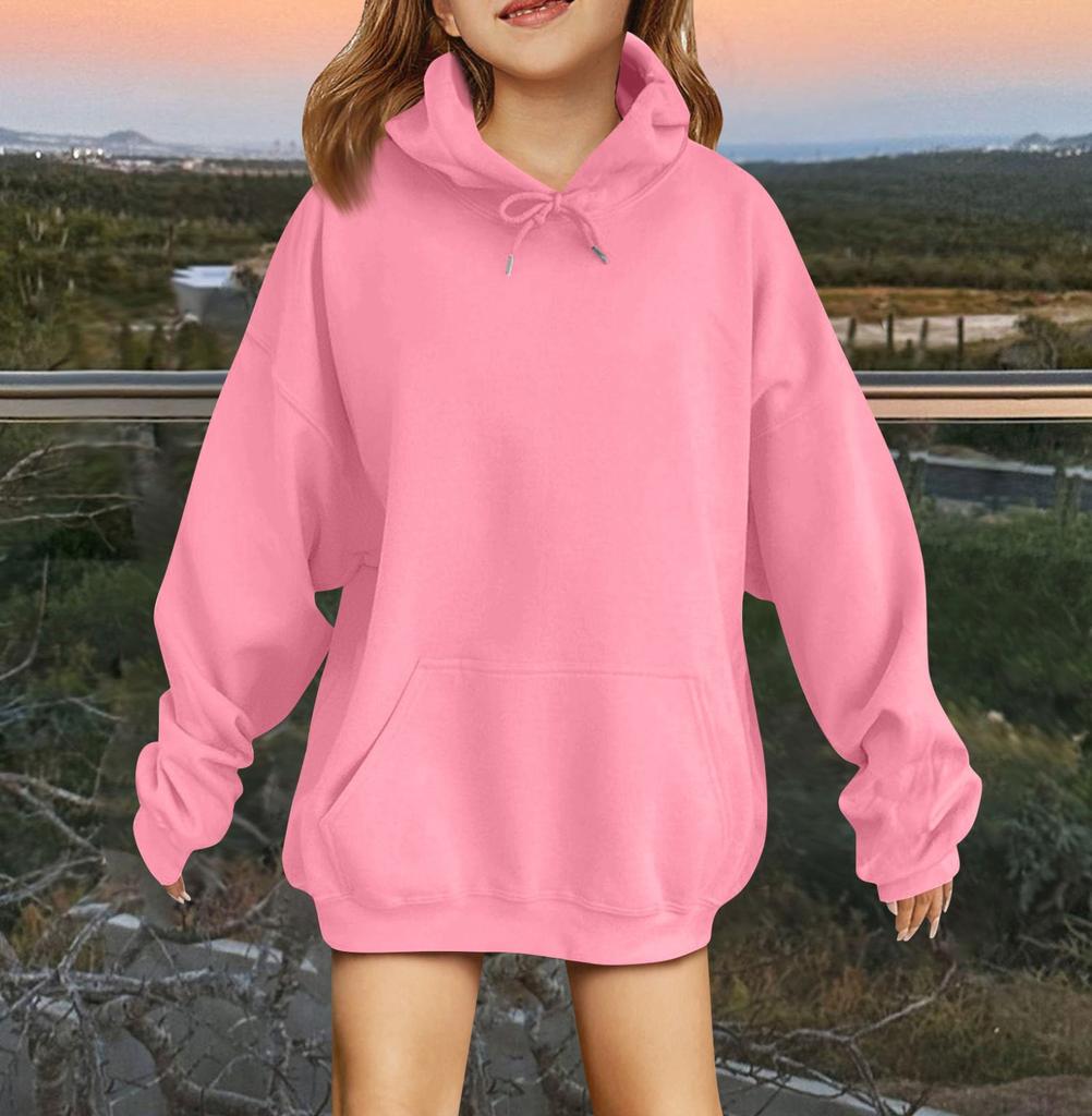 Cute Hoodies For Teen Girls Trendy Preppy Hooded Sweatshirts Oversized Long Sleeve Shirts Clothes For Girls