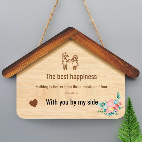 Creative Welcome Home Hanging Sign for Entryway