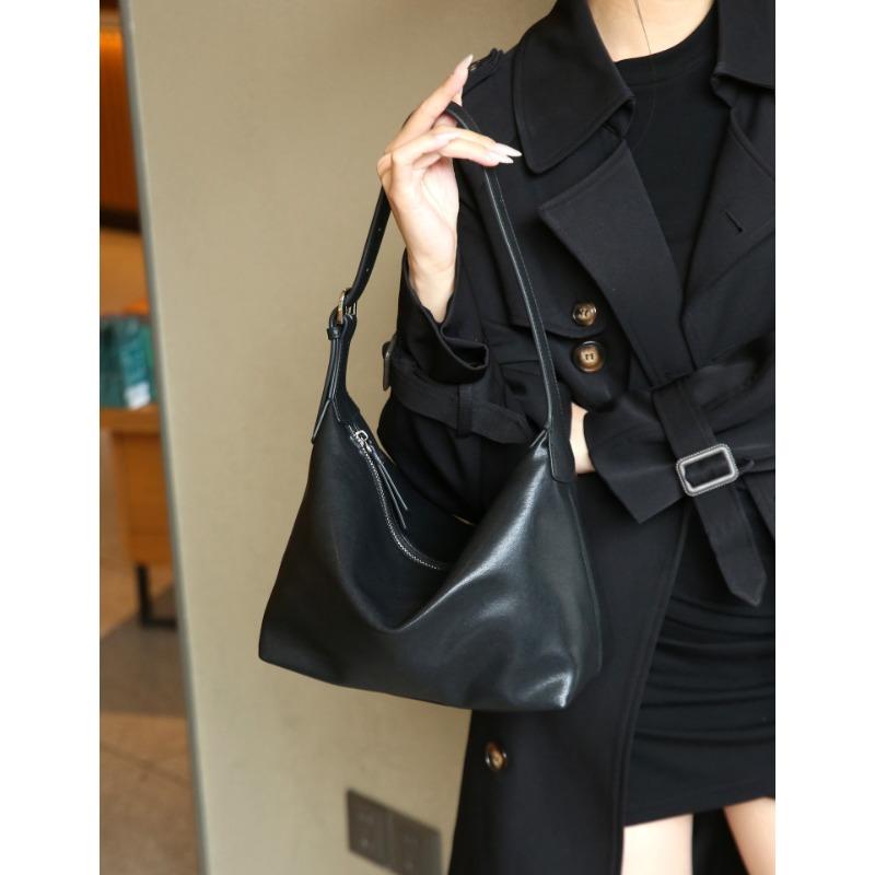 

Сумка-седло подмышку из коровьей кожи растительного дубления, нишевая, женская, универсальная, повседневная, на одно плечо, для поездок на работу, сумка-пельмень из натуральной кожи, ощущение высокого класса