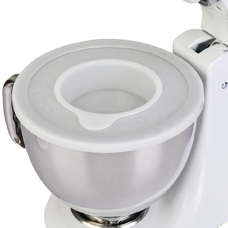 2PCS Mixing Bowl Covers Dustproof Design Reduces Ingredient Splatter Keeps Counter Clean During Baking Prep for 5.5-6QT