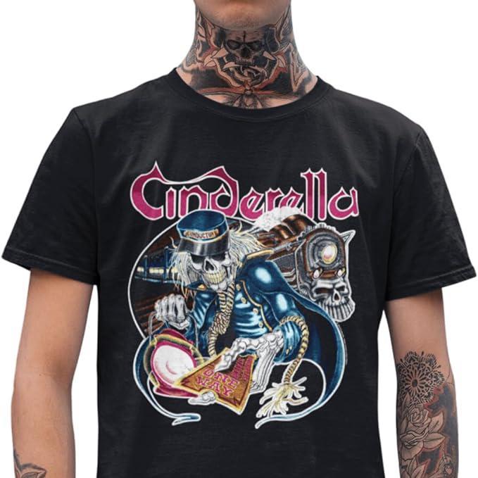 American Rock Band Cinderella (The Fairy Tale Band) Released The RockT-Shirt Tee in The 1980s. This Is A Vintage T-shirt. 4XL