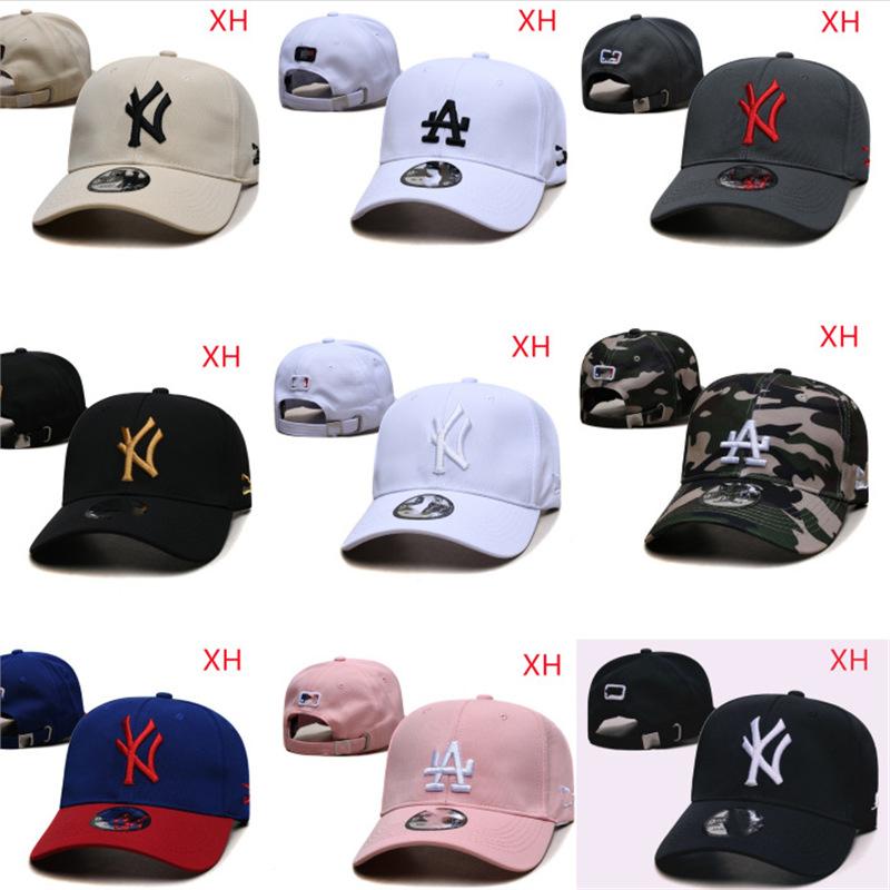 High-quality fashion simple baseball cap for men and women, spring and summer embroidered pure cotton sunshade cap, sun protection travel cap