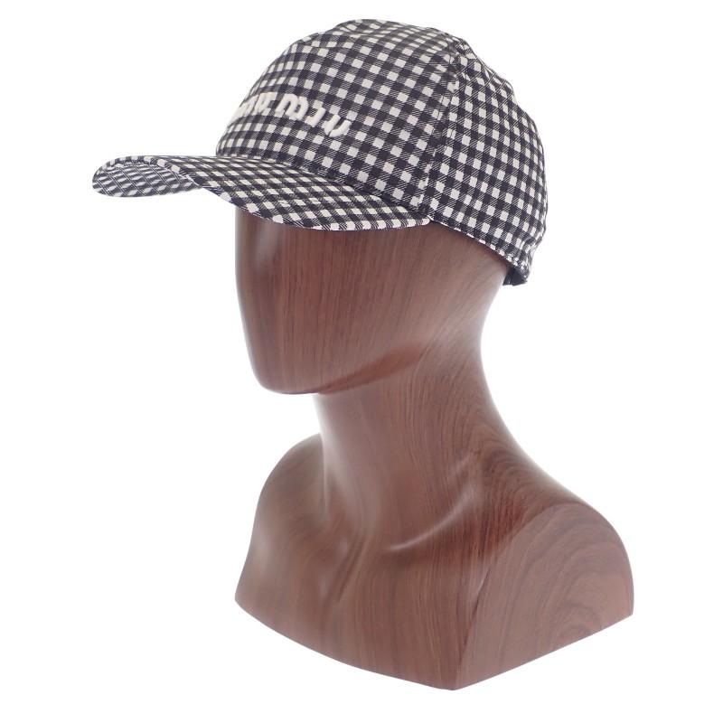 MIUMIU 5HC179 2B4L F0967 cap black silk Women