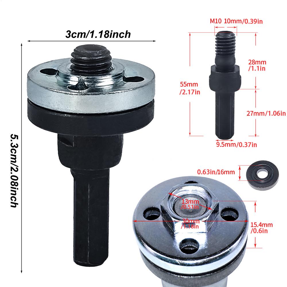 

Angle Grinder Extension Shaft Angle Grinder Attachments Adjustable Multifunctional Grinder Connecting Rod Spanner Wrench Set For