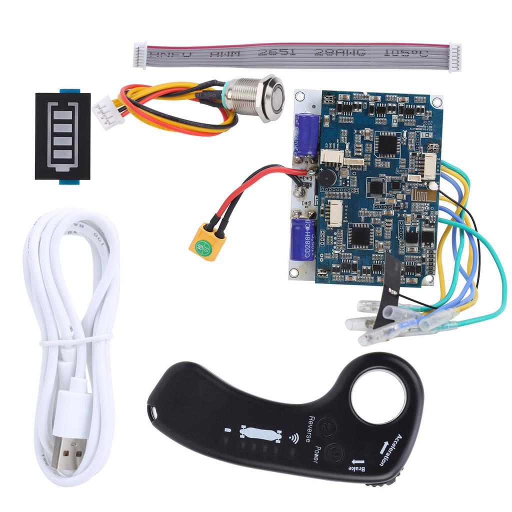 Elektrischer Fernbedienungs-Scooter-Controller Sinusförmig Dualer Antrieb Nabenmotor Bedienfeld ESC