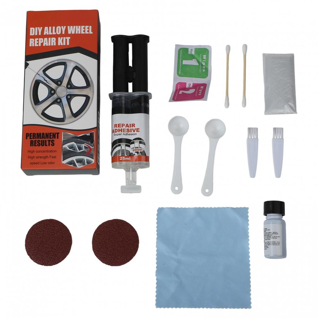 Repair Damaged Wheels and Prevent Rust with For Alloy Wheel Repair Kit