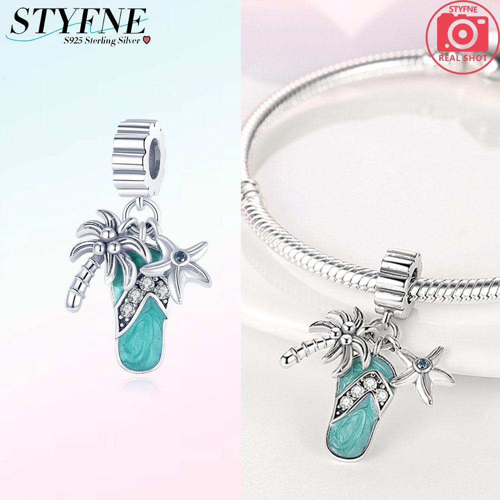Original Copper Bracelet Women Jewelry Diy Anniversary Gift Charms Beads Dreamy Blue Ocean Stars Bear Chameleon Beads