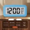 Multifunctional Smart Student Alarm Clock: Extra Loud, Silent, Rechargeable, with Temperature Display and Night Light