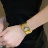 European-American Open Arm Cuff Bracelet - High-End, Versatile, and Exaggerated Fashion Jewelry for Women
