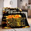 1PC Birthday Greeting Blessings Blanket - Soft Warm All-Season Throw for Sofa, Bed, Car, Office, Throw For Sofa Yy250916099