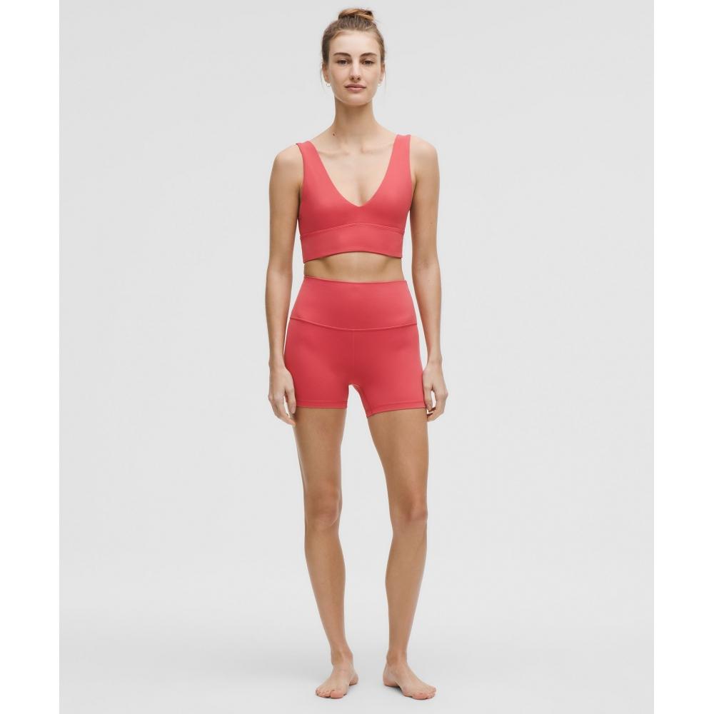 Lululemon Align  High Rise Short 4  Desert Red