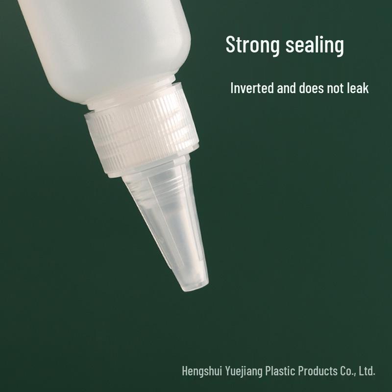 In Stock: 50 Semi-transparent 100ml Pointed-tip Squeeze Bottles for Liquid Pigment.