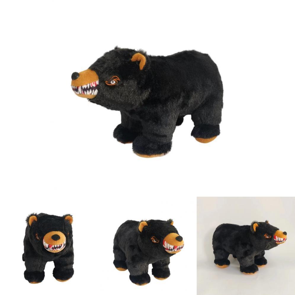 Cocaine Bear Black Bear Movie Peripheral Plush Toy American Black Bear Simulation Plush Toy