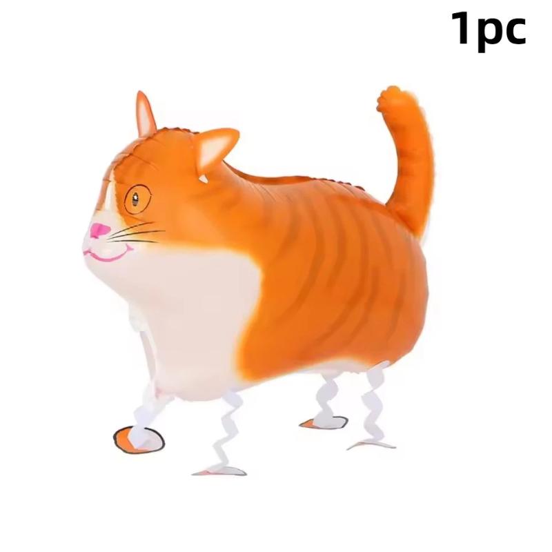 1/4Pcs Cat Balloons Animal Pet Cat Balloons Cat Balloons For Kids Birthday Party Pet Cat Theme Birthday Party Decorations