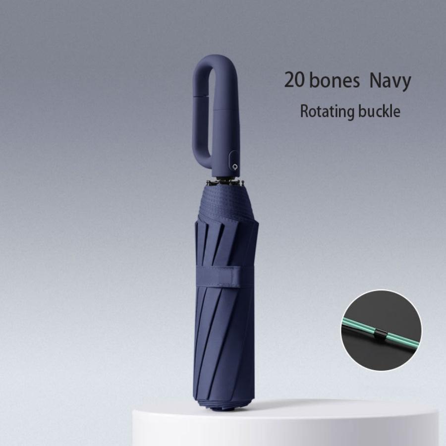 20 Bones Extra Large Reinforced Wind-resistant Rain-resistant Dual-purpose UV-resistant Fully Automatic Ring-buckle Umbrella