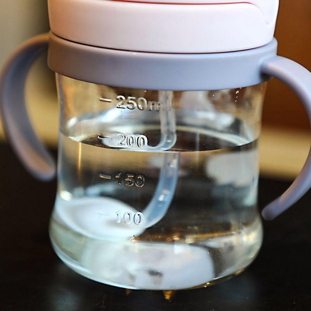 With Handle Anti-choke Plastic Children Water Cups Cartoon Feeding Bottles Learning Drinking Cup