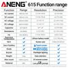 ANENG 615 Multimeter Counts NCV Meter Battery Smart Touch Multitester AC/DC Current Voltage Tester 6000 Charging Instrument Tool