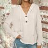 Women's Hoodies Long Sleeve Casual Sweatshirts Pullover Button Tops