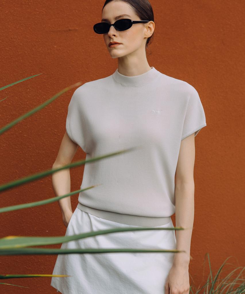 OBER GOLF Basic Dolman Summer Knit (Grey)