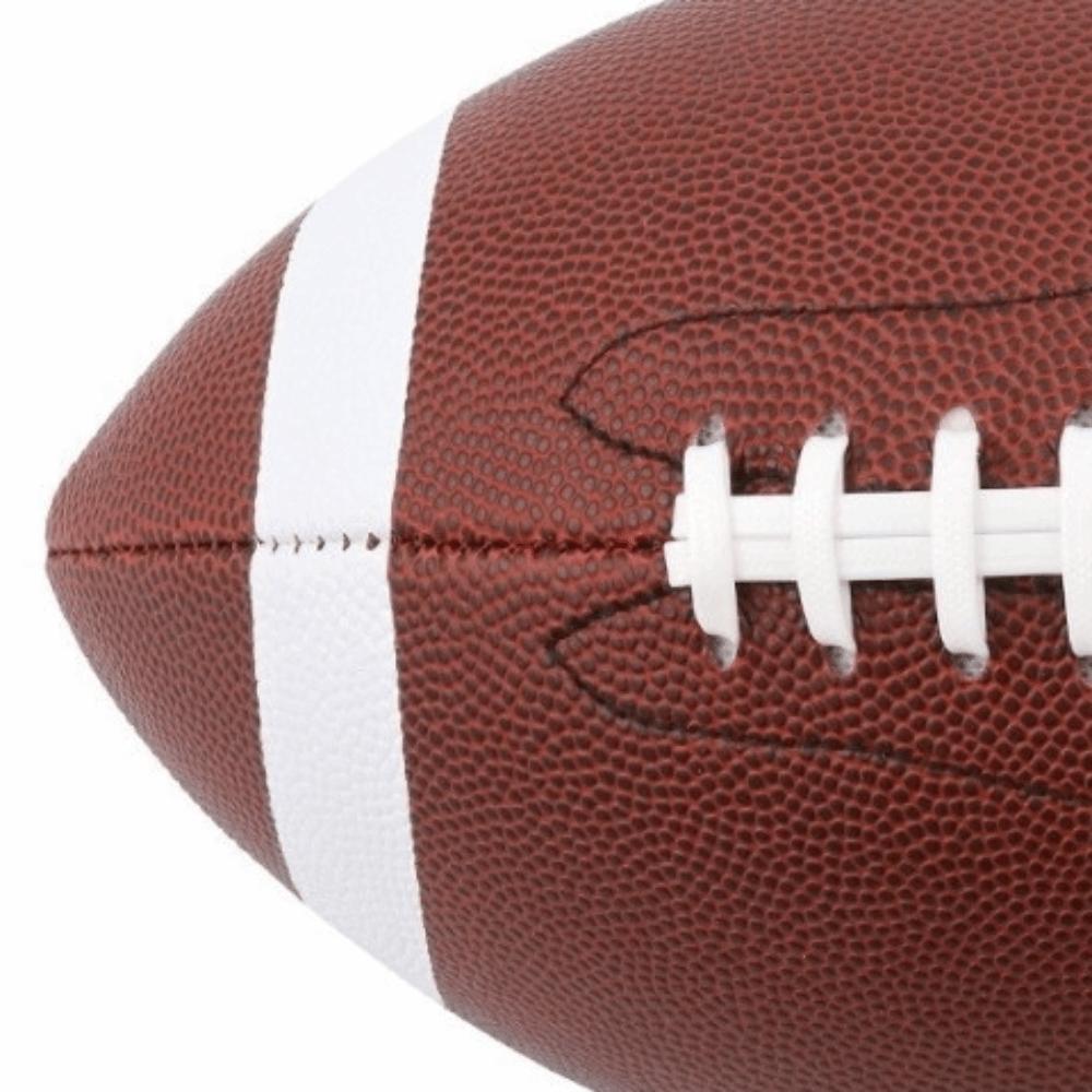 Brown American Football PU Leather Sports Ball Classic Stylel Training Football Game Play коричневый