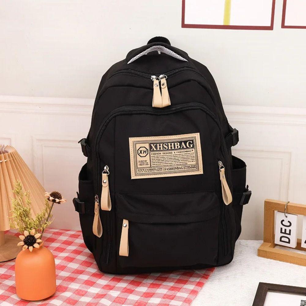 Fashion Large Capacity School Backpack Waterproof Nylon Computer Backpack Shoulder Bags Backpacks