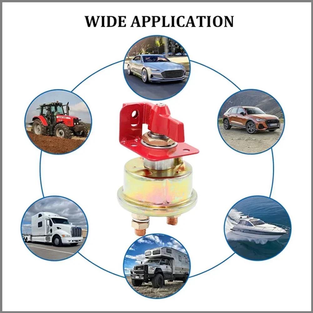 1PC Battery Power Cut-off Switch For Engineering Vehicles And Excavators Battery Disconnect Switch GG-0449 300A Accessories