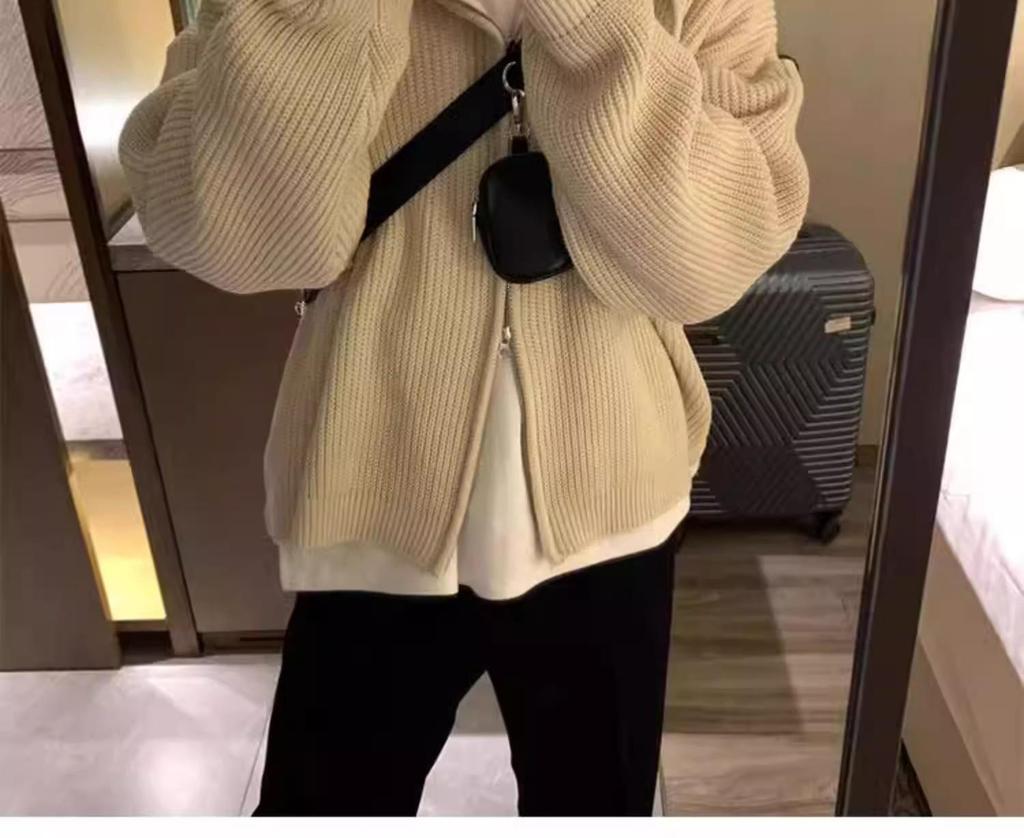 Herren Retro Strickjacke Mantel - Herbst Trend, Vielseitiger & Verdickter Pullover