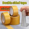 Double Sided Cloth Base Tape Transparent Heavy Duty Self Adhesive Mesh Fixation Tapes Waterproof High Viscosity Carpet Stickers