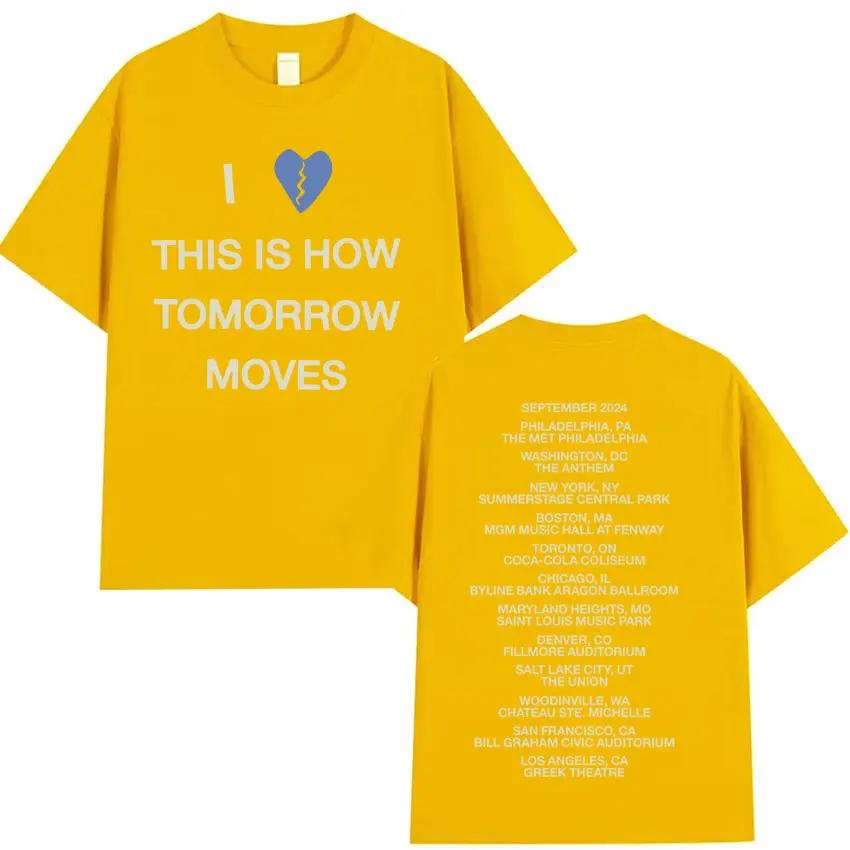 Beabadoobee I Love This Is How Tomorrow Moves Tour 2025 T-Shirt Men Women Vintage Harajuku  T-shirts Summer Tops