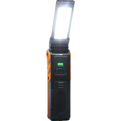 Radweather LED Arbeits Outdoor Arbeits Taschenlampe Licht, 2-Wege-Beleuchtung, Faltbar, Wiederaufladbar, Leicht, Camping, Licht, (Orange)