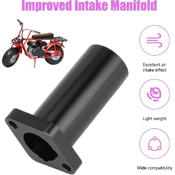 Intake Manifold Inlet Pipe Kit Replacement For PWK 24Mm 28Mm PE Carburetor Predator 212 224 196Cc 200Cc Engine Coleman Mini Bike CT200U BT200X KT196