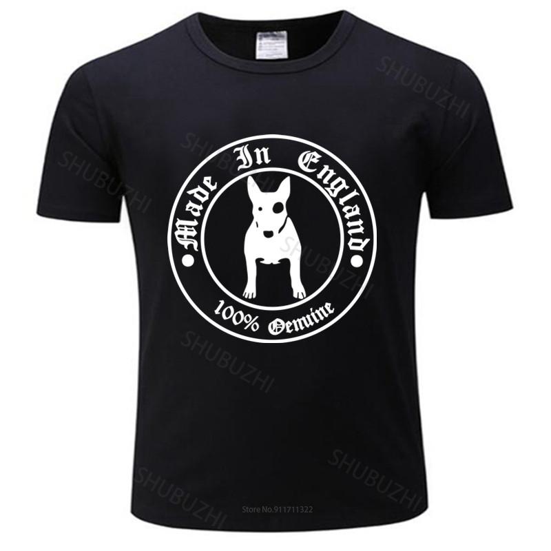 mens short sleeve t shirt Mens Premium T-Shirt English Bull Terrier  Genuine Hooligans fashion tee-shirt male summer tops