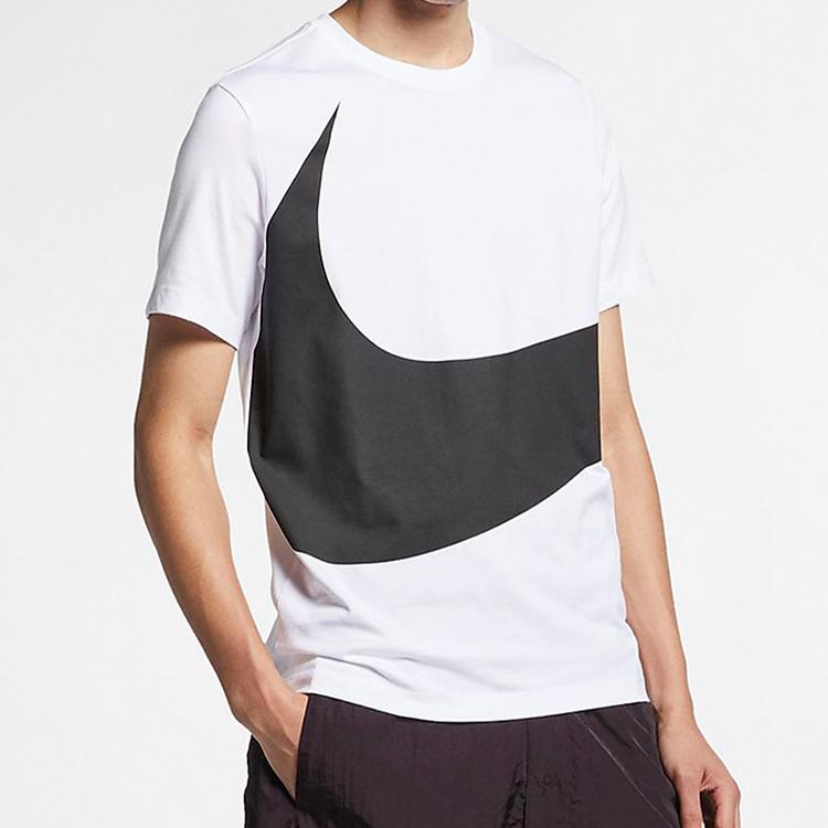 Nike T Shirts Men's Crew Neck Moderate Straight Fit (Unisex) T-Shirts CK9586 100