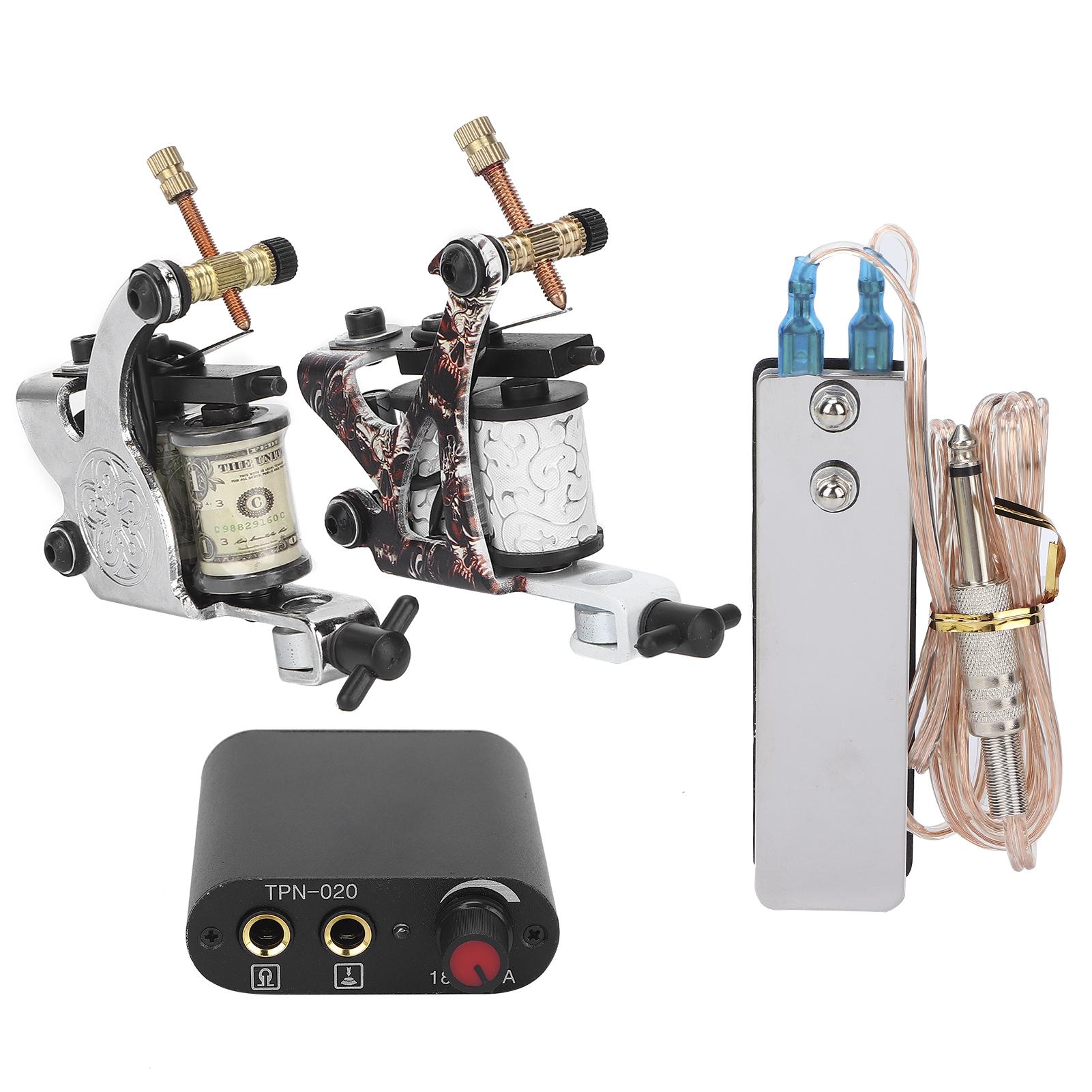 

Профессиональный набор для татуировки, катушечная тату-машинка 3RL 5M1, набор для практики игл для татуировки, набор для кожи EU Plug