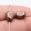 Twisted-Pattern Small-Hole Spacer Beads Mini Antique Bronze Silver Jewelry Making String Beads Separator
