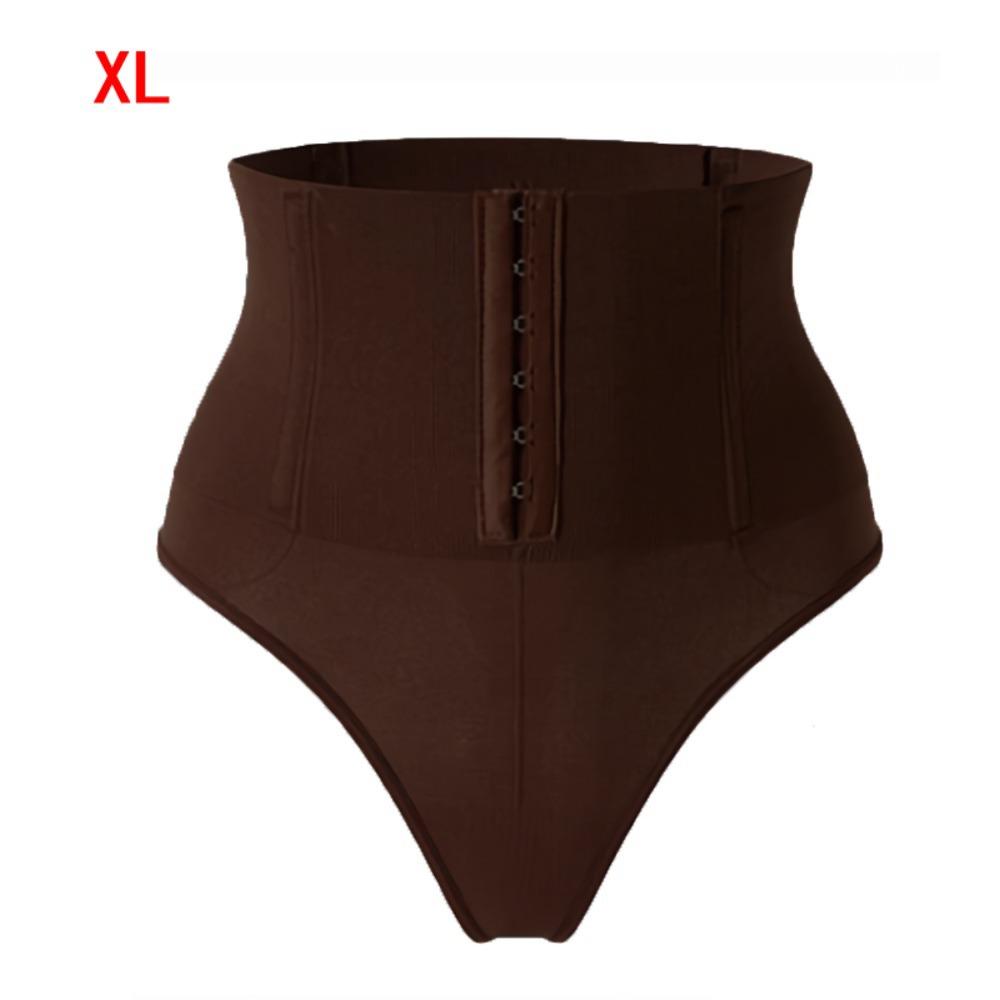 

Adjustable Hooks Butt Lift Pants High Waisted Body Shaper New Tummy Control Panties Tummy Control Coffee XL